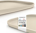 Smilool silicone pet feeding mat raised edge detail