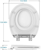 Installation hardware kit included with the GarveeTech round white family toilet seat