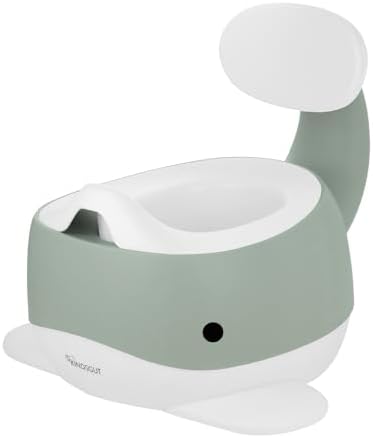 Top down view of Kindsgut pistachio potty for bathroom