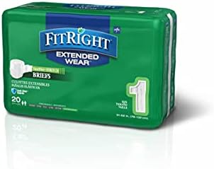 Medline overnight adult diapers showcasing the EasyFlex stretch side panels and secure tab closures
