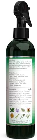 Close up of the 7.6 fluid ounce packaging of Silver Botanicals silver foot shield.