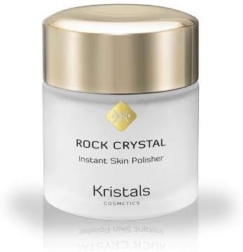 Kristals Cosmetics Rock Crystal Instant Skin Polisher front view jar