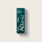AG1 vitamin supplement bottle label details and dropper