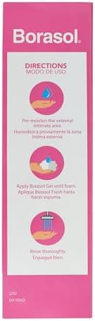 Borasol hydrating and soothing gel with aloe vera for sensitive skin care.