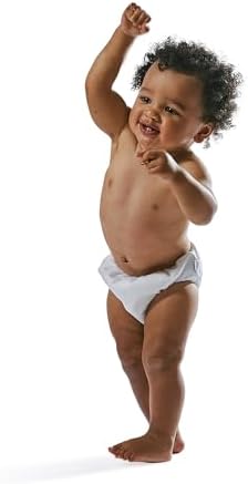 Green Sprouts toddler absorbent swimsuit diaper waist and leg elastic detail view