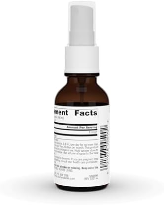 Authentic USA imported Source Naturals colloidal silver spray dietary supplement label