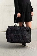 Childhome travel hospital bag open interior with compartments