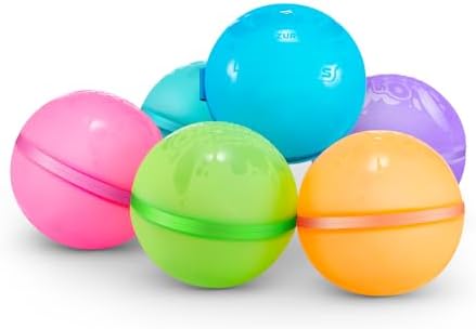 Durable silicone material of the ZURU reusable water balloon being flexed to show flexibility