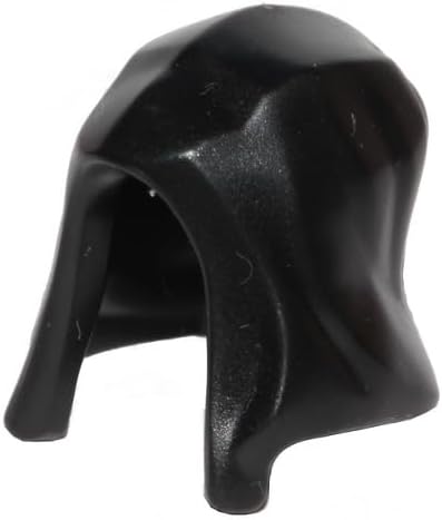 Collectible Star Wars villain brick piece with open and closed hood options