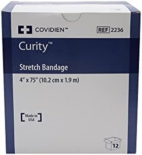 Curity conforming gauze roll 4 inch width for medical dressing security