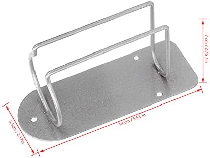 Complete installation toolkit including screws and anchors packed beside the stainless steel storage rack