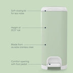 Diaper Genie Select Diaper Pail with included starter square refill