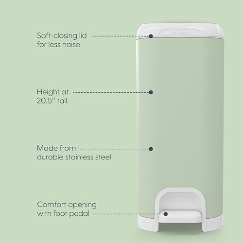Diaper Genie Select Diaper Pail with included starter square refill