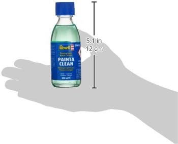 Revell solvent brush cleaner packaging highlighting the brand name and specialized fluid volume details.