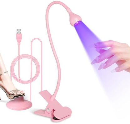 AORAEM gel nail light highlighting the unique hands free foot control pedal switch