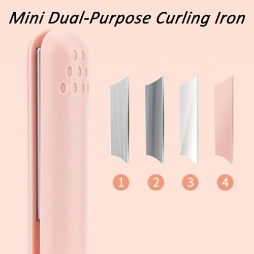 Anggrek Dualglam cordless hair curler being charged with a USB cable