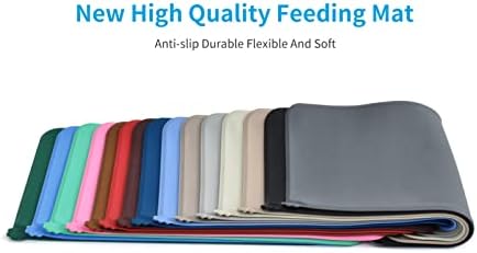 Audwud Silicone Waterproof Pet Feeding Mat dishwasher safe