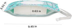 Refillable baby wipes container for diaper bag