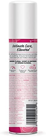 Summer's Eve feminine deodorant spray moisture absorbing cornstarch formula