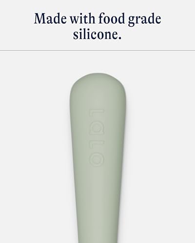 Lalo Little Spoon set non-toxic food grade silicone texture