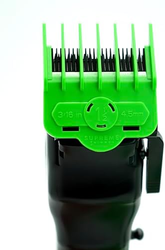 Supreme Trimmer premium ABS and metal reinforced guide combs showing durable design details