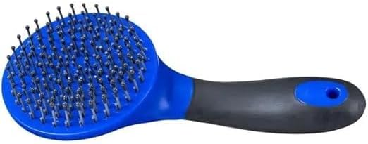 MPMH Ergonomics Mane and Tail Comb in blue and grey for professional animal grooming