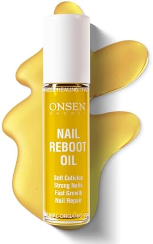 Onsen Secret dry oil formula for nail strengthening and repair