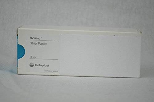 Brava protective strip paste for leak proof pouching alignment and skin protection.