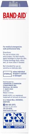 Band-Aid Brand adhesive bandages collection showcasing the authentic USA imported packaging.