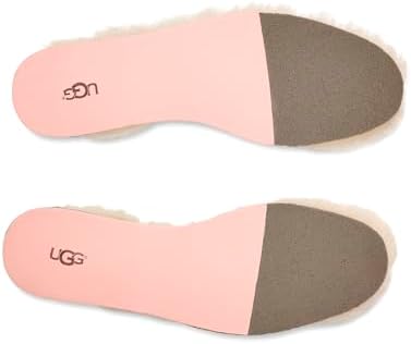 Authentic UGG natural sheepskin shoe accessory with PORON heel pad