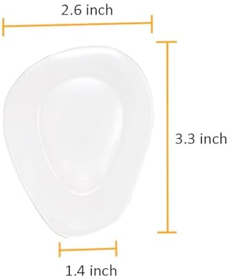 Instructional view showing removal of plastic film from foot cushion