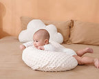 Side angle of Aullar infant nursing pillow slipcover