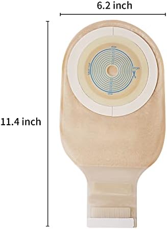 Close up view of the EVOH odor barrier film on the Rainlotus one piece stoma pouch
