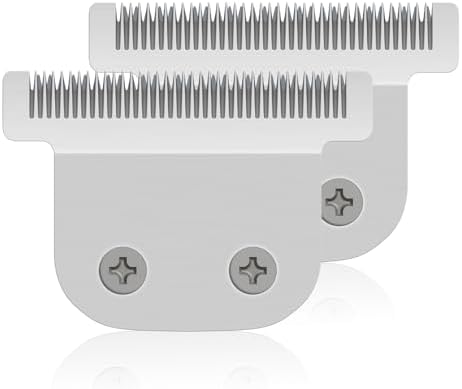 Two pack stainless steel T-blade replacement for grooming tools