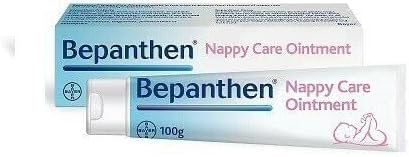 Authentic USA imported Bepanthen skin ointment packaging for premium baby care.