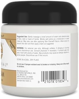 Source Naturals Skin Eternal DMAE Cream anti aging facial moisturizer packaging label text