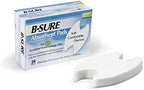 Butterfly shaped absorbent liners for light fecal leakage protection