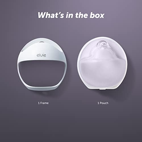 Discreet milk expression accessory side view highlighting kick proof shape