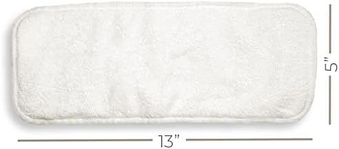Stack of soft bamboo viscose and microfiber absorbent diaper liners