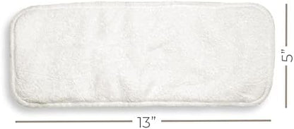 Stack of 10 Nora's Nursery bamboo diaper inserts for cloth diapers