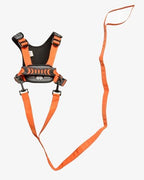 Hobble De Hoo walking safety vest side angle highlighting adjustable strap system