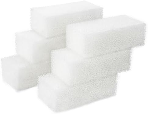 AQUANEAT aquarium bio sponge media pads showing porous open cell structure