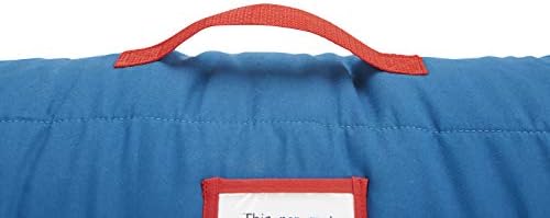 Paw Patrol nap mat showing Velcro closure tabs