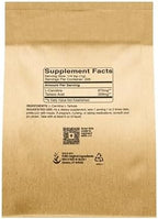 Pure Original Ingredients L-Carnitine L-Tartrate Powder back nutritional label view.