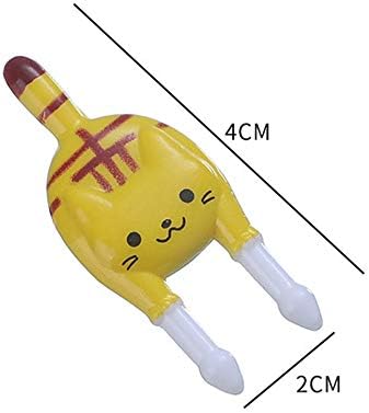 Vctitil cartoon animal food picks in a bento box