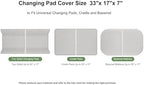 Imported premium cotton infant mattress cover packaging layout for expectant parents.