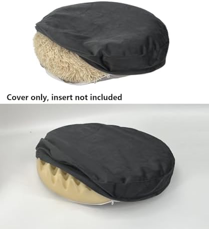 EechicSpace 36 inch washable dog cushion cover close up view of soft plush fabric