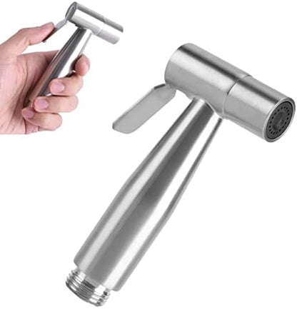 Handheld bidet sprayer installed in a modern bathroom