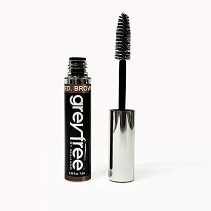 Close up of Greyfree mascara style wand for eyebrows and hairlines