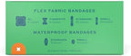 Welly flexible fabric bandage stretching over a knuckle to demonstrate durable movement flexibility.